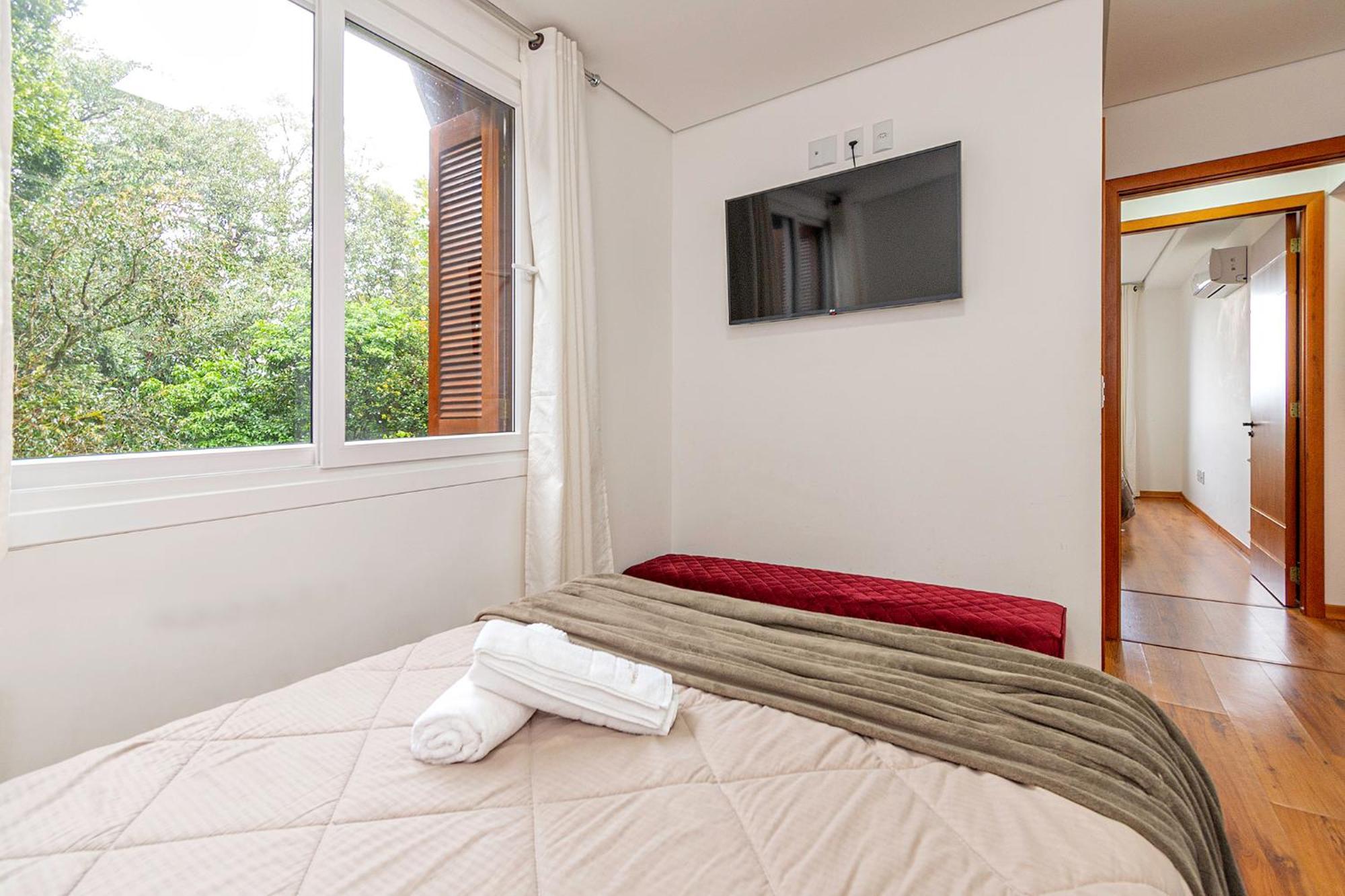 2D No Centro De Gramado, A 500M Da Rua Coberta Apartman Kültér fotó
